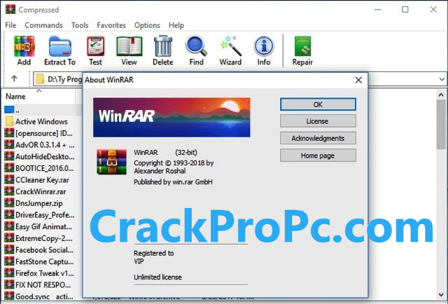 WinRAR Crack License Key