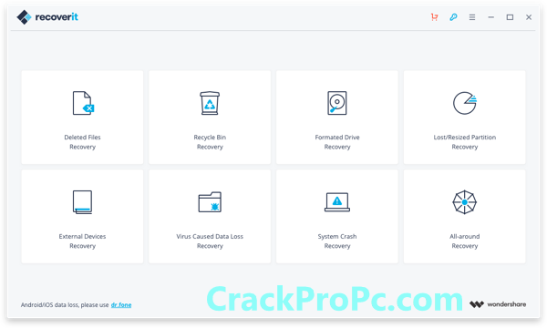Wondershare Recoverit 10.5.1.2 Crack Key 2022 Latest Version Mac/Win