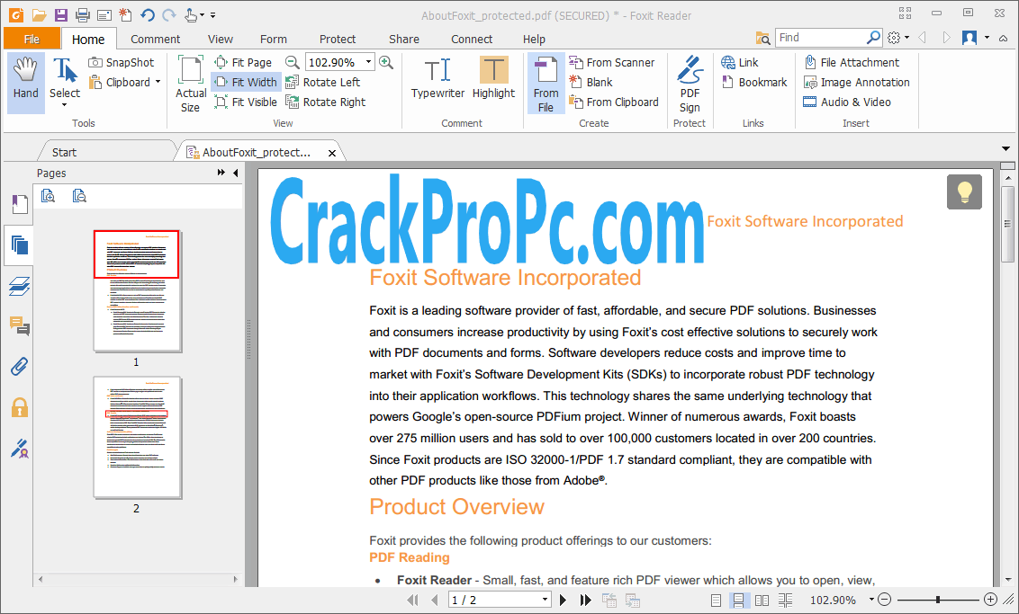 Foxit Reader 11.2.0 Crack + Serial Key Full Version Free Download 2022