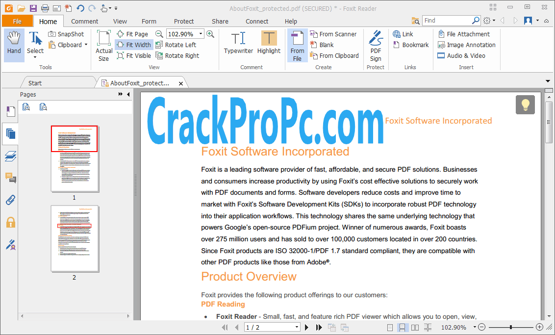 Foxit Reader Crack Full Version