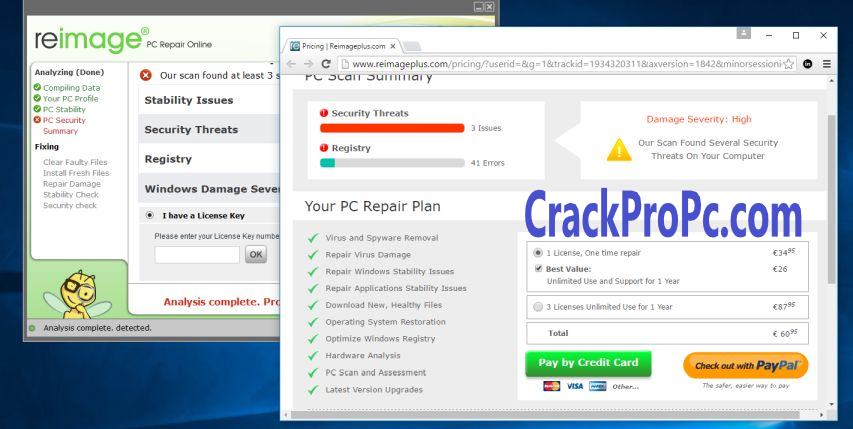 Reimage Pc Repair Crack 2022 License Key Full Latest Version (32/64Bit)