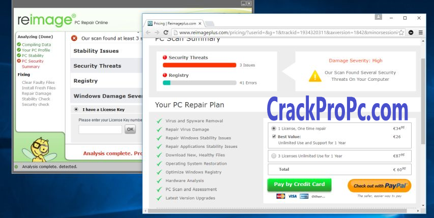 free reimage pc repair license key generator