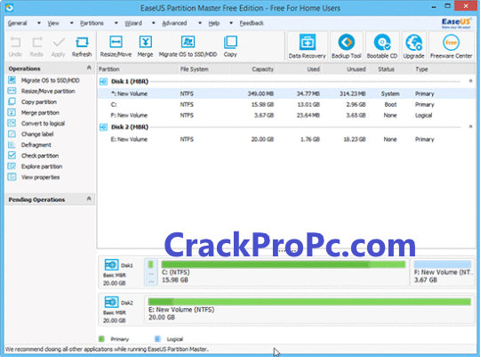 An Image of Easeus Partition Master Keygen