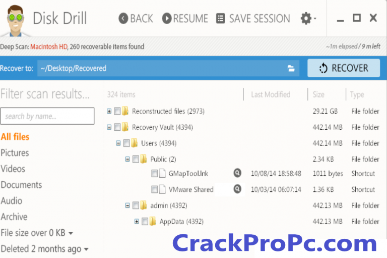 Disk Drill Pro 5.3.825.0 instal