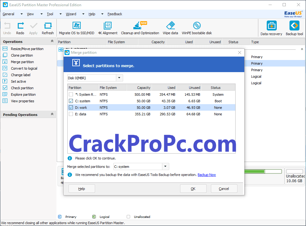 An Image of Easeus Partition Master Crack Download