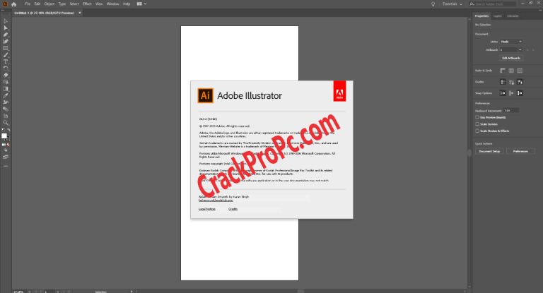 Adobe Illustrator CC 2022 Crack 26.5.2 Latest Version Free Download