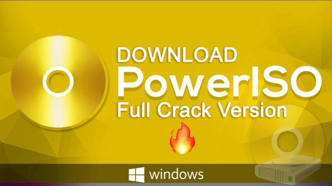 PowerISO Crack Free Download 2022