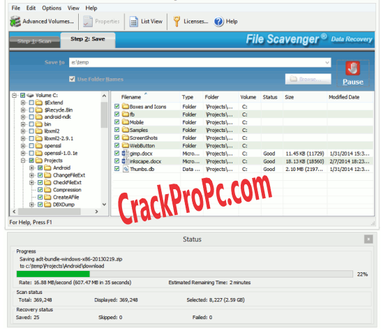 File Scavenger 6.3 Crack Keygen License Key Latest Free Download 2022