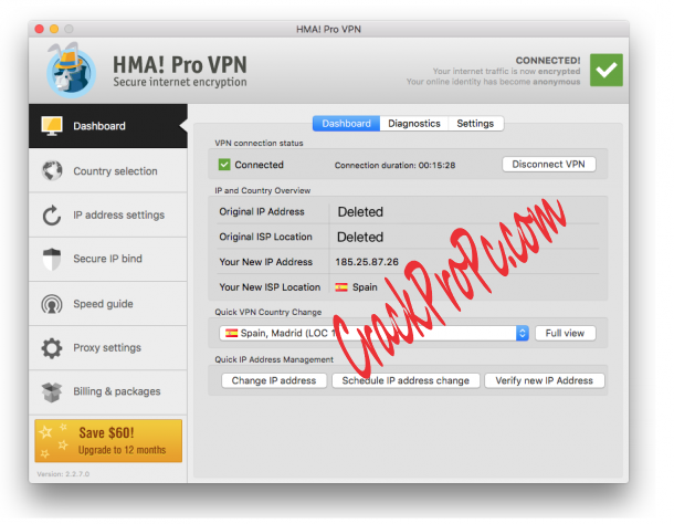 HMA Pro VPN 6.1.259.0 Crack License Key Free Download Lifetime 2022