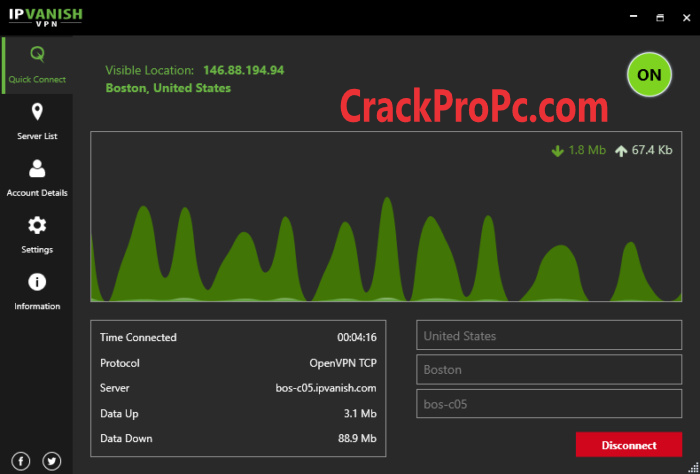 An Image of IPVanish VPN Crack Free Download