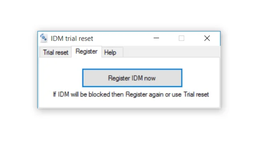 IDM Trial Reset File Download
