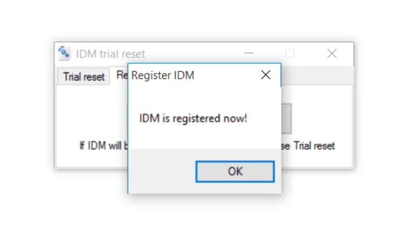 An Image of IDM Trial Reset Download Crack