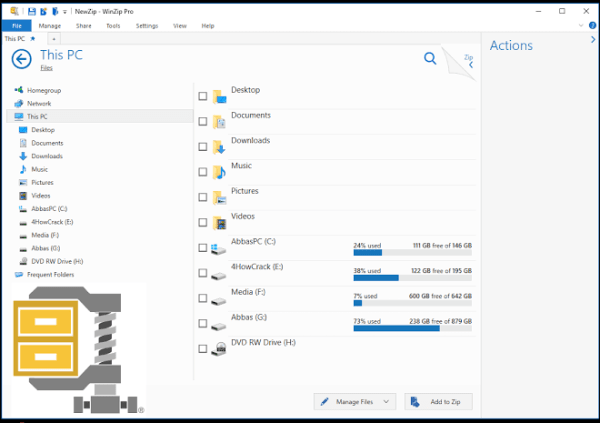 An Image of WinZip Pro Crack Activation Code