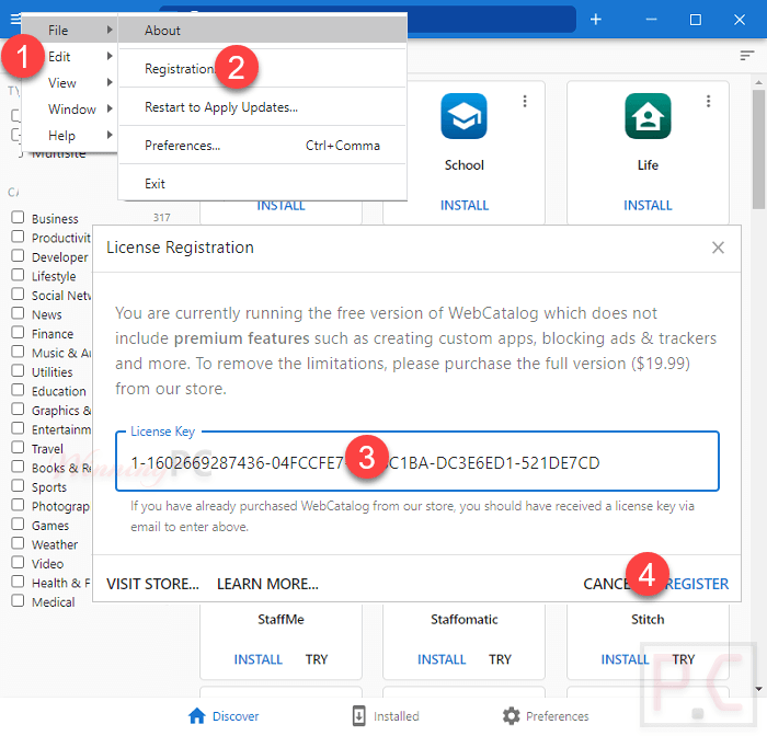 An Image of WebCatalog Crack License Key